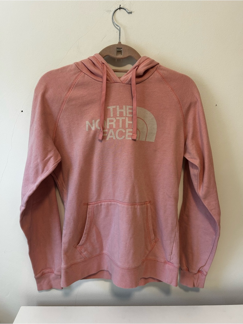 The North Face Pink Logo Hooded Sweatshirt